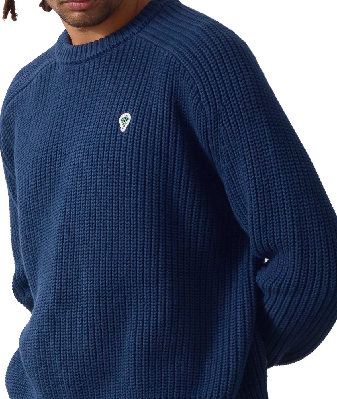 Service Works Artichoke Chunky Knit Blauw