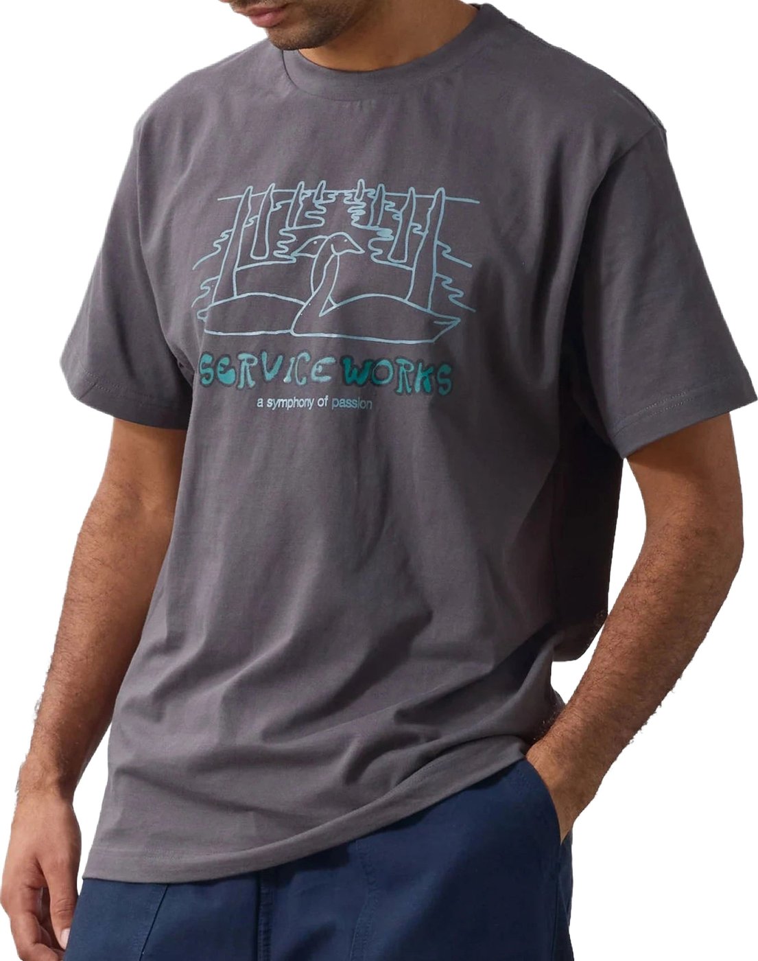 Service Works Symphony Tee Grijs