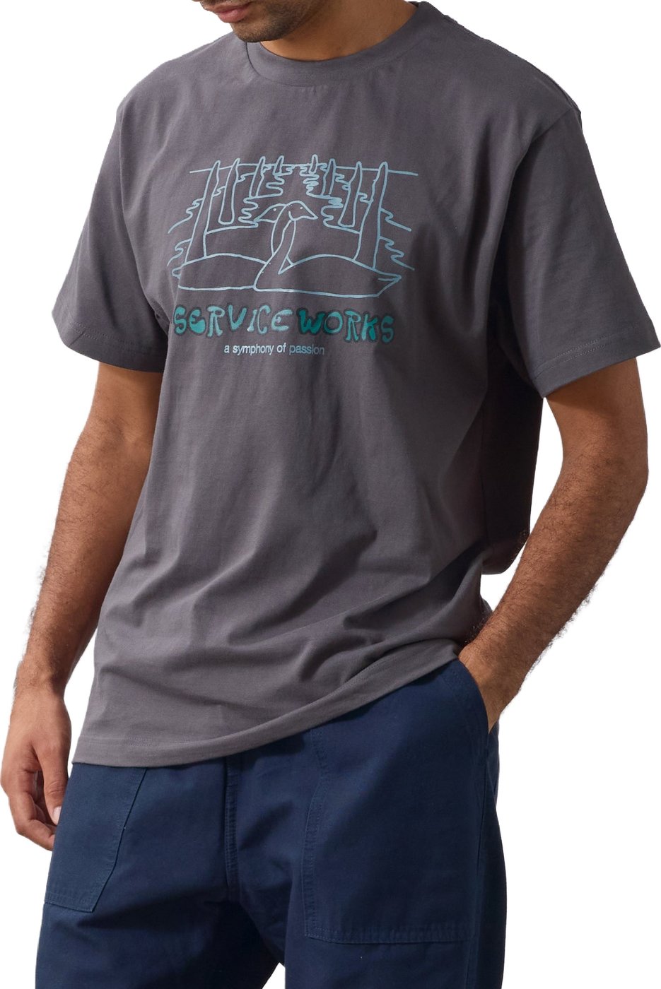 Service Works Symphony Tee Grijs