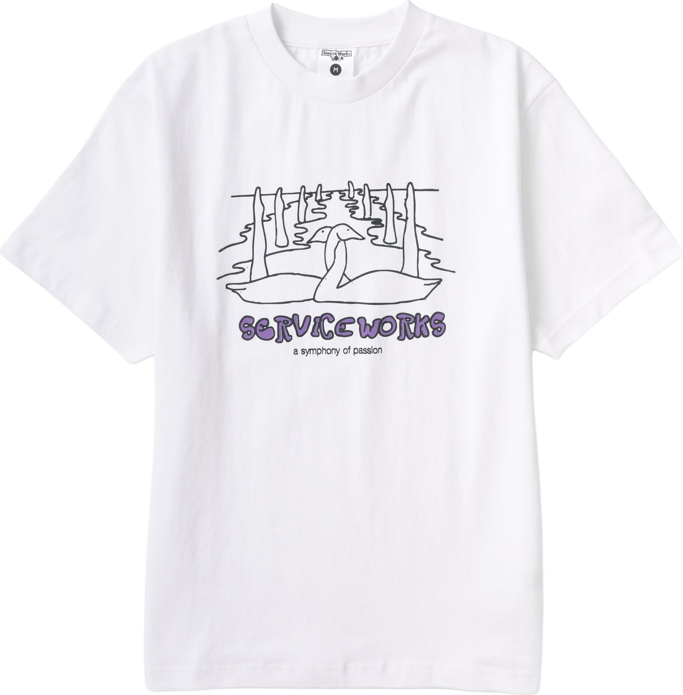 Service Works Symphony Tee Wit