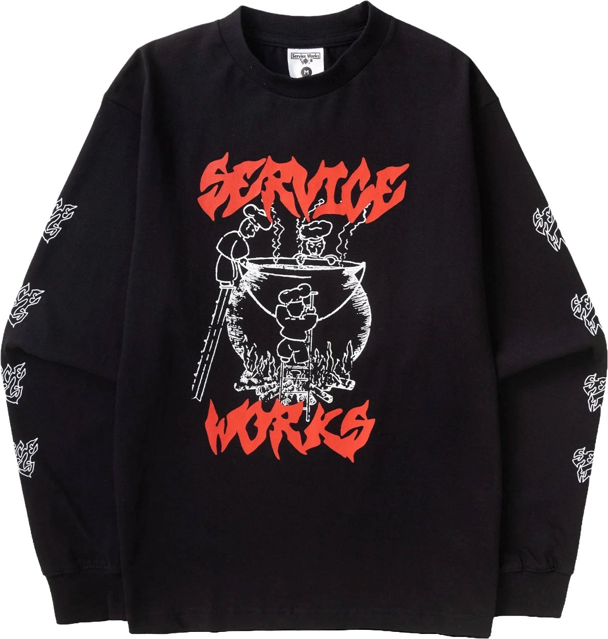 Service Works Boiling Point LS Tee Zwart