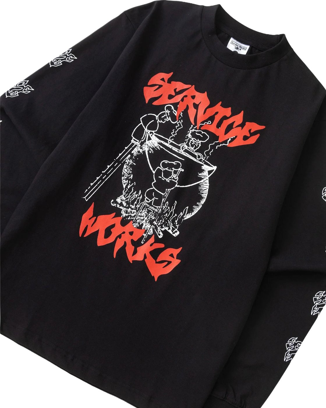 Service Works Boiling Point LS Tee Zwart