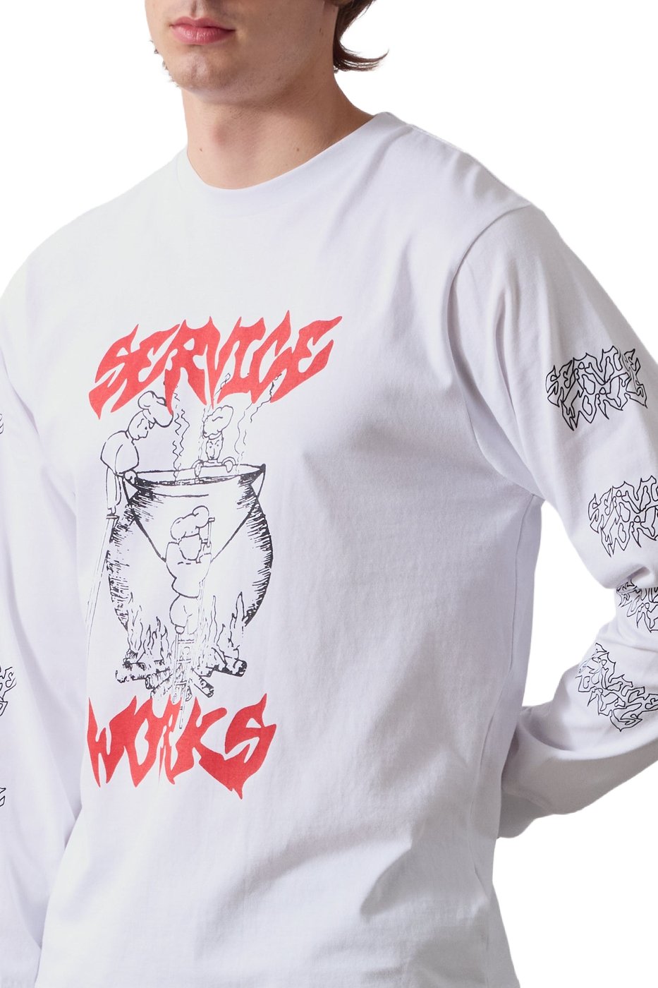 Service Works Boiling Point LS Tee Wit