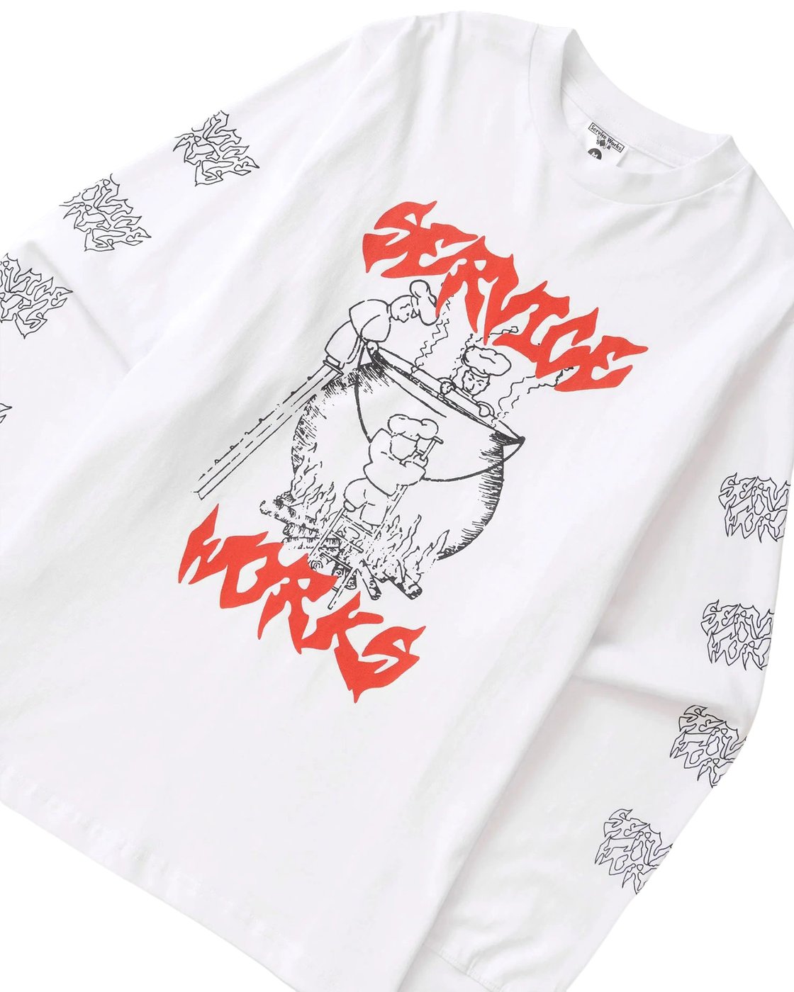 Service Works Boiling Point LS Tee Wit