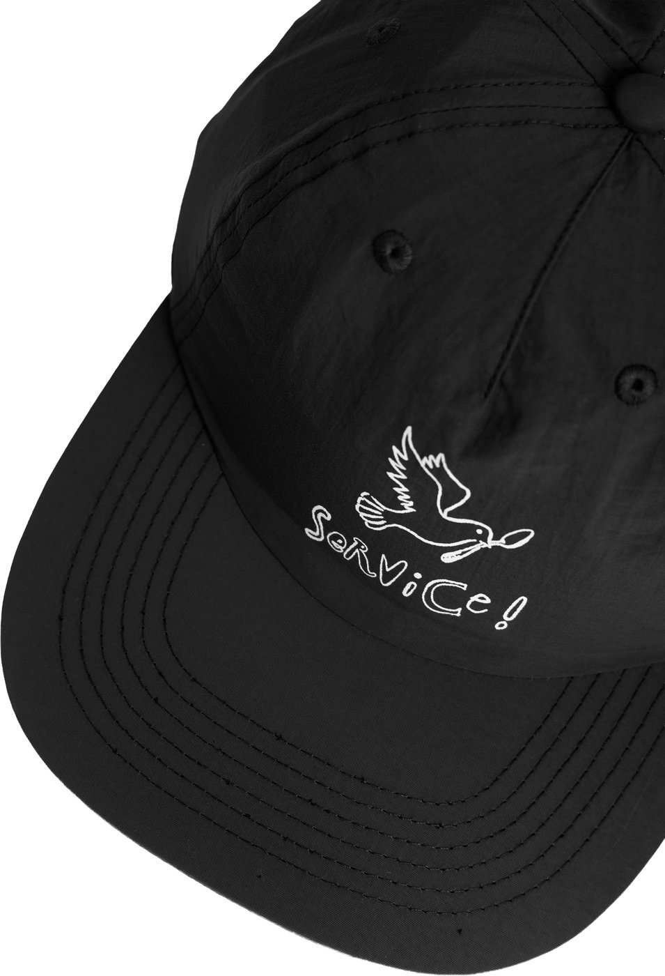 Service Works Nylon Dove Cap Zwart