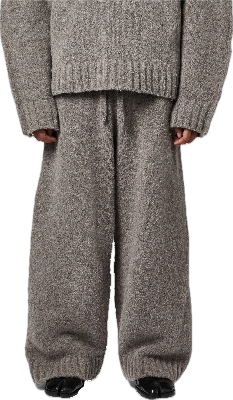 Wool Knit Stacks Pants