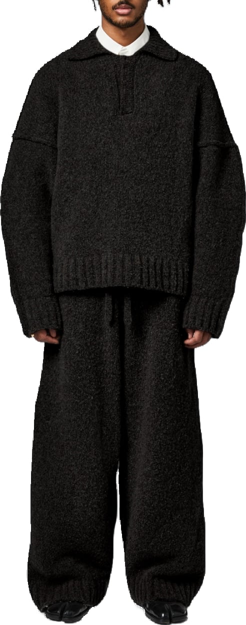 WOOL KNIT STACKS BROEK