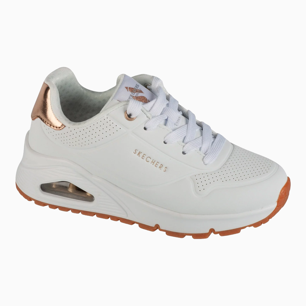Skechers UNO Gen1 - Shimmer Away 'White' (Kids)