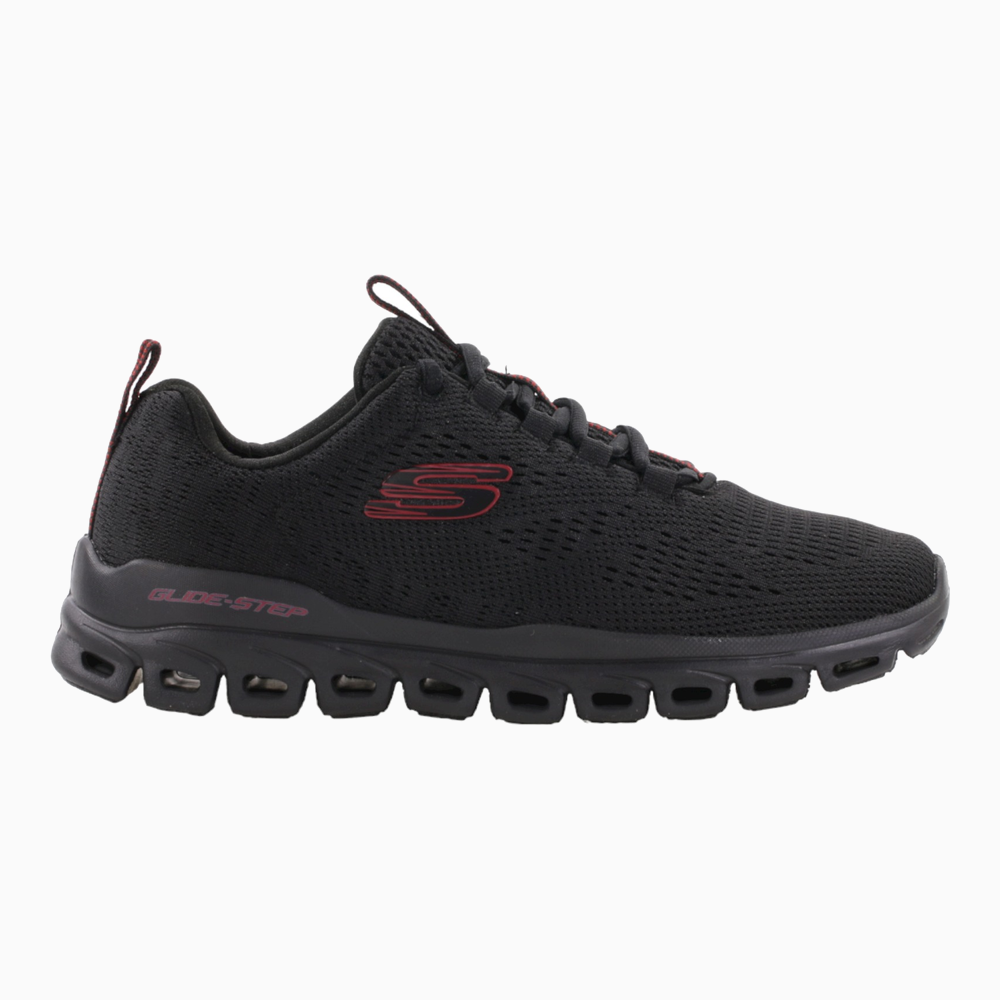 Skechers Glide-Step - Fasten Up 'Triple Black'