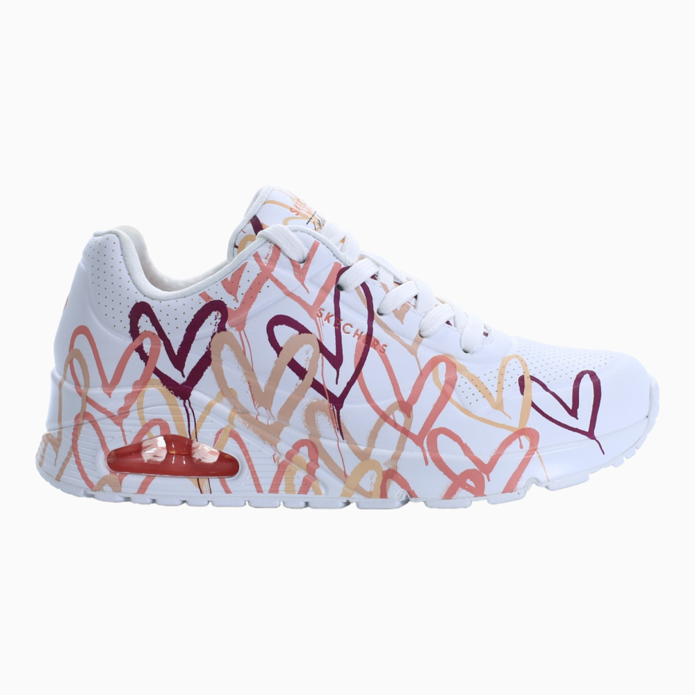Skechers x JGoldcrown: UNO - Spread the Love 'White Coral' (Women's)