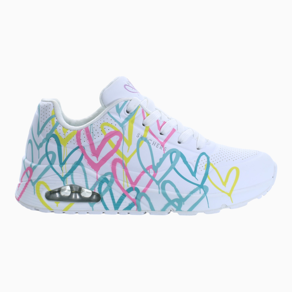 Skechers x JGoldcrown: UNO - Changed Love 'White Multi' (Women's)