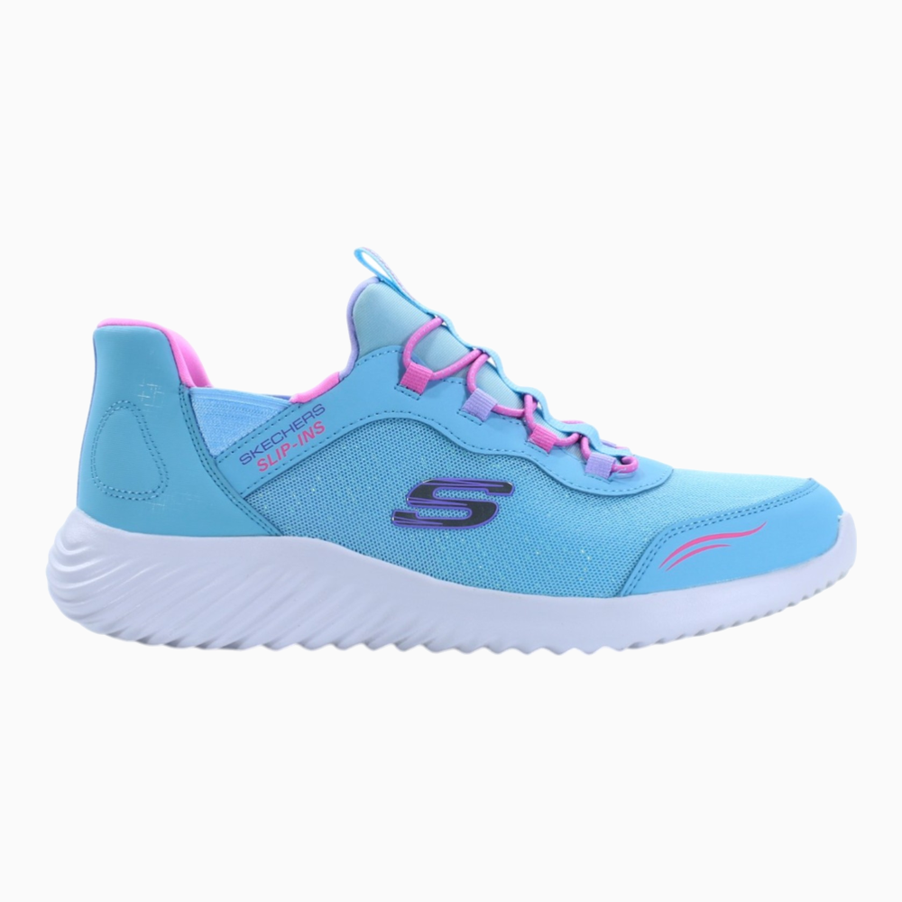 Skechers Slip-ins: Bounder - Simple Cute 'Turquoise' (Kids)