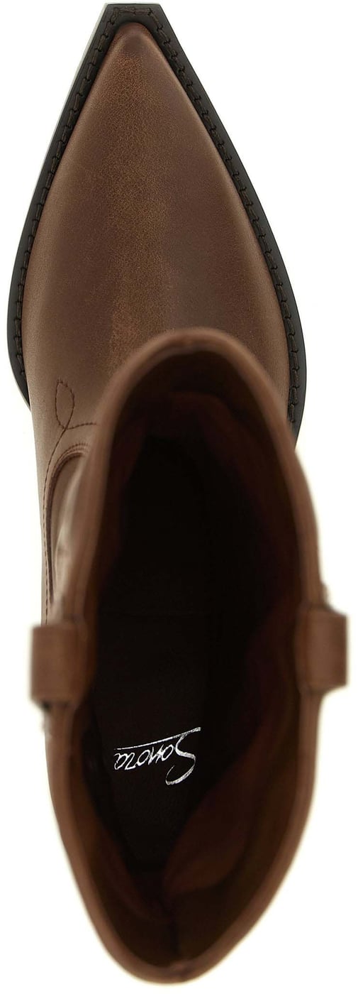Sonora Brown Calfskin Chelsea Boots