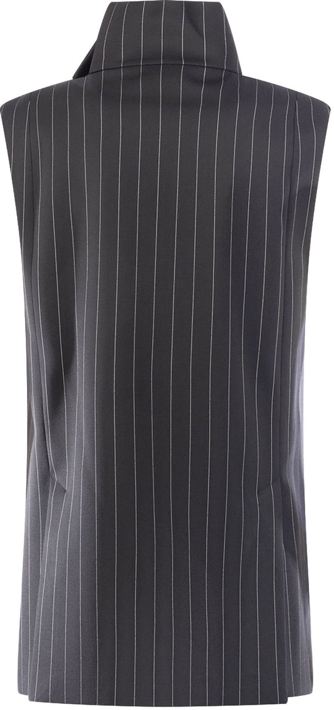 Sportmax Embroidered wool blend top