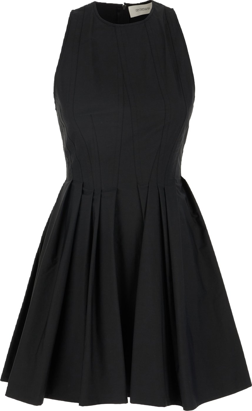 Sportmax Black cotton mini dress