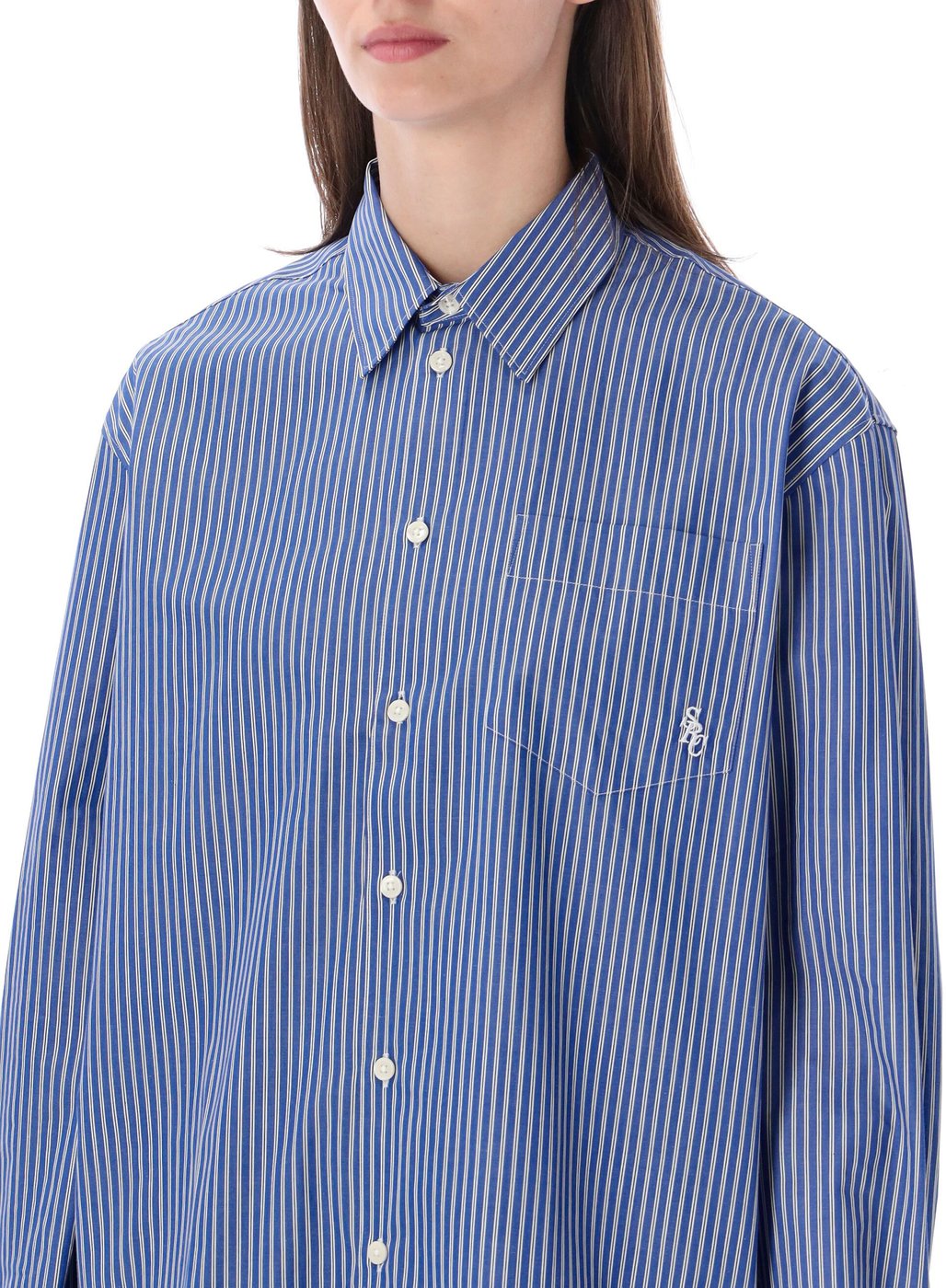 Shirt Logo Blue Stripe