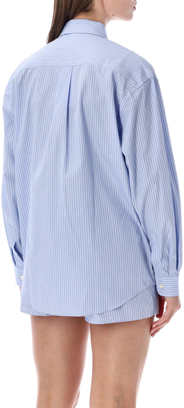 Shirt Logo Light Blue Stripe