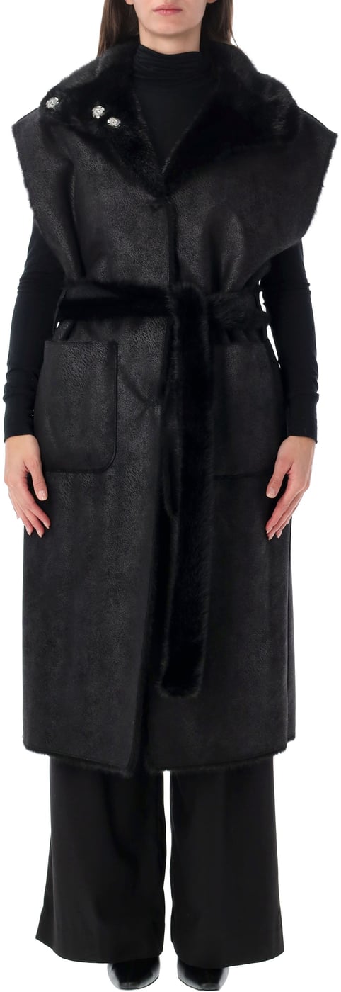 Oaklynn Vest Reversible Nero