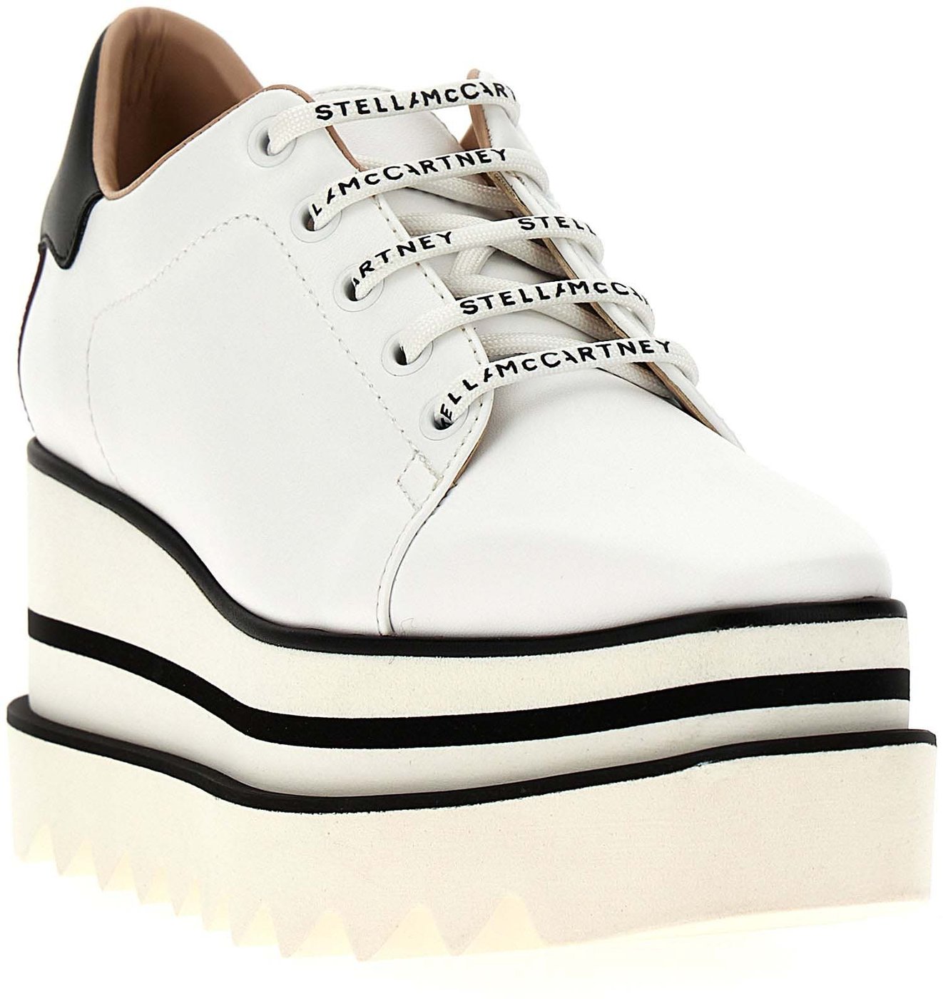 Stella McCartney Bicolor Polyethylene Wedge Sandals