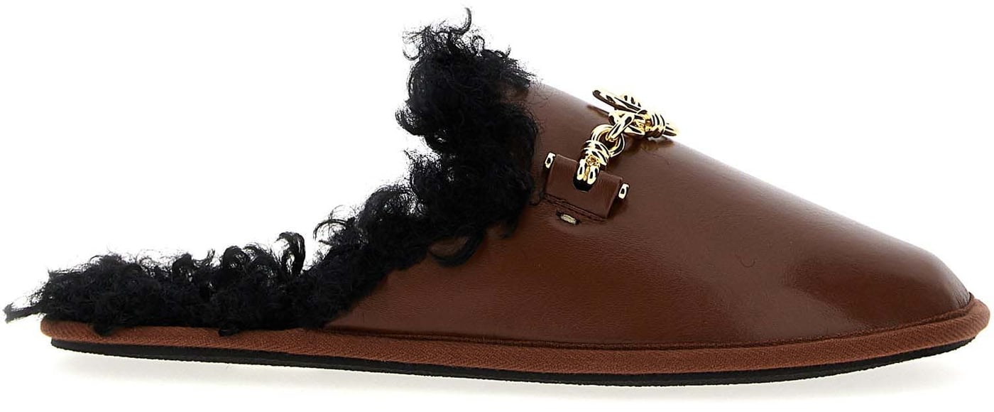 Stella McCartney Brown Polyethylene Mules