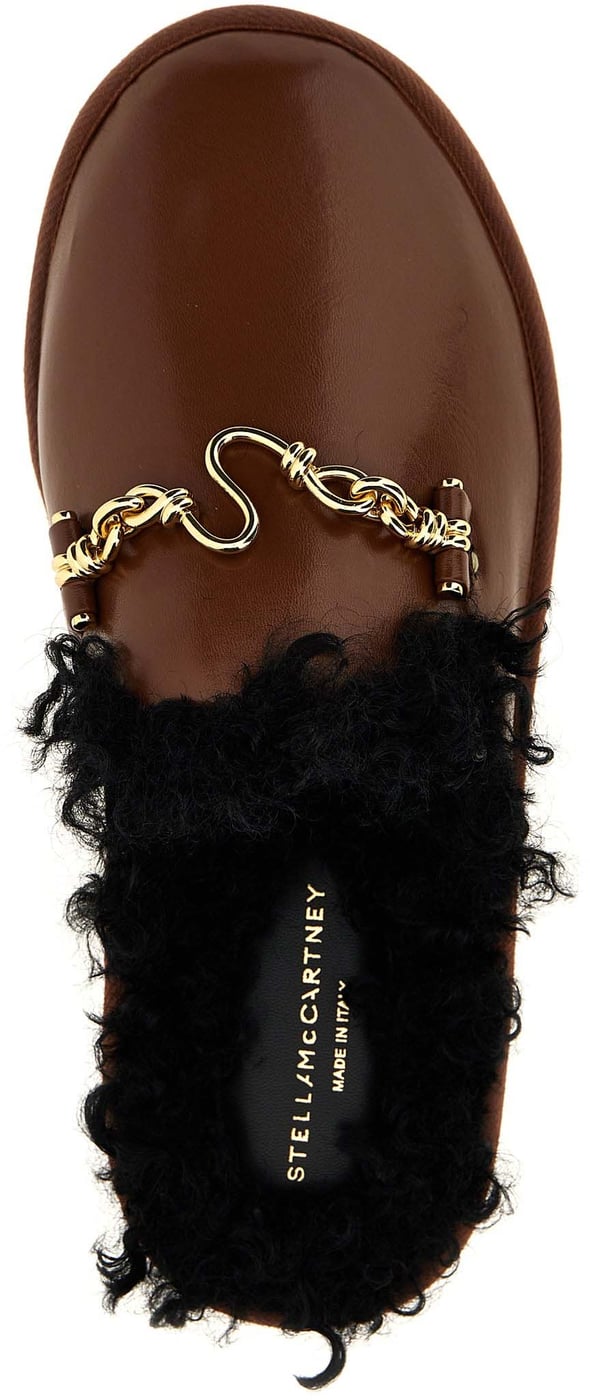 Stella McCartney Brown Polyethylene Mules