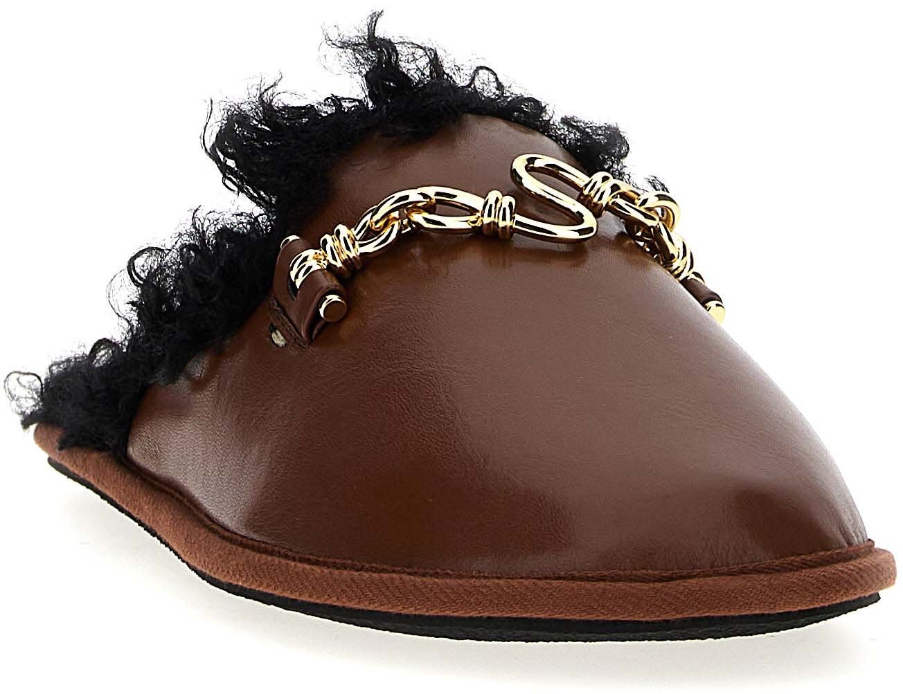 Stella McCartney Brown Polyethylene Mules