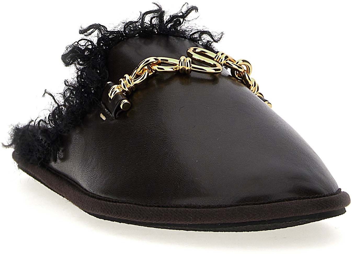 Stella McCartney Brown Polyethylene Mules
