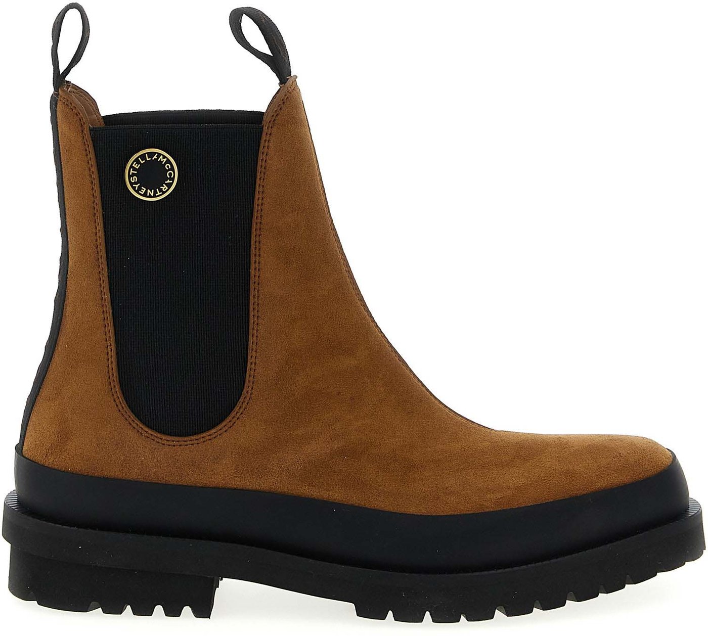 Stella McCartney Brown Viscose Ankle Boots