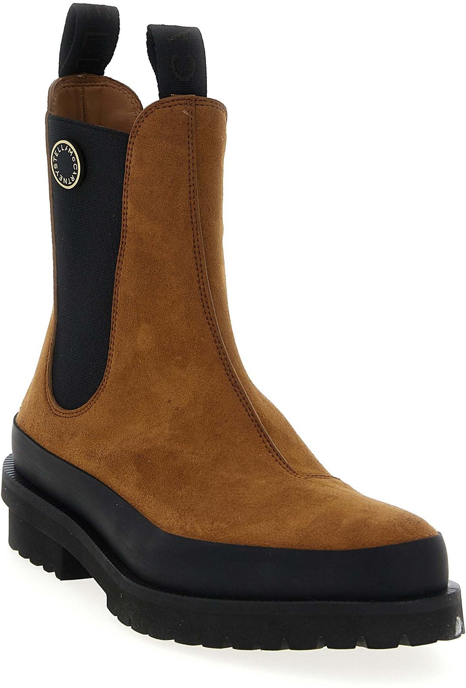 Stella McCartney Brown Viscose Ankle Boots