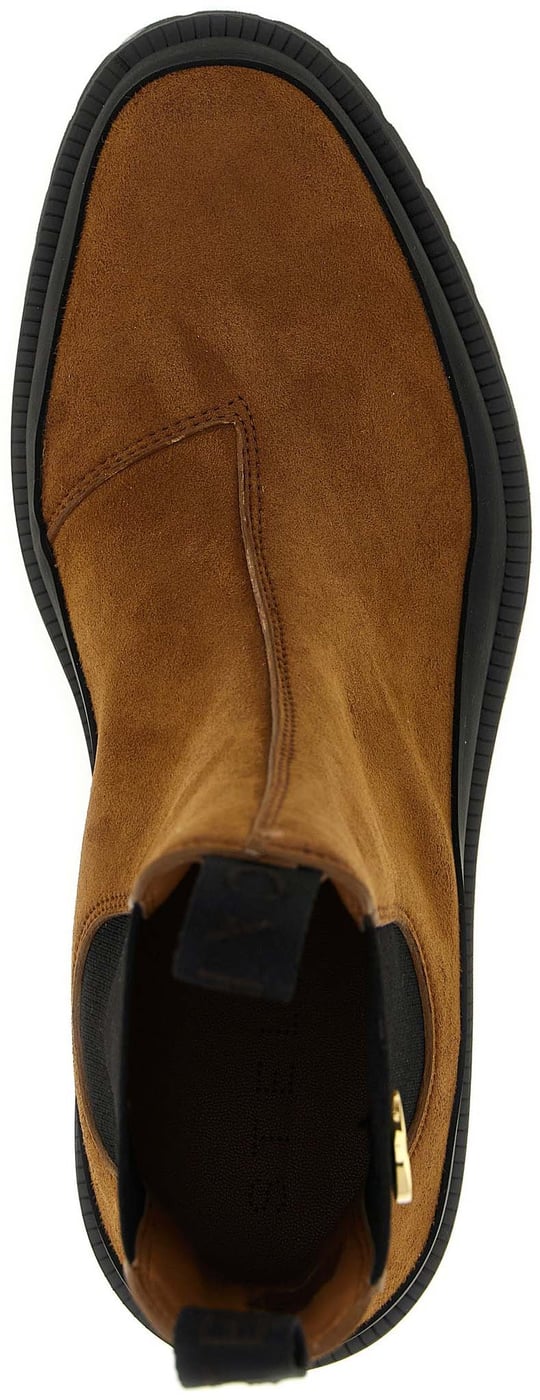 Stella McCartney Brown Viscose Ankle Boots