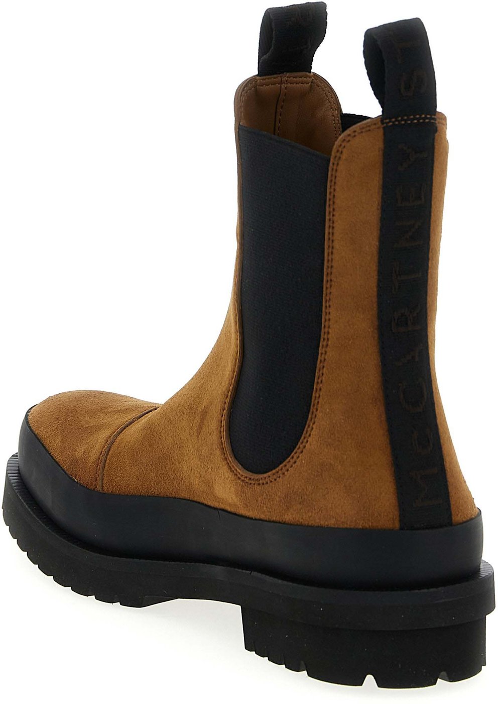 Stella McCartney Brown Viscose Ankle Boots