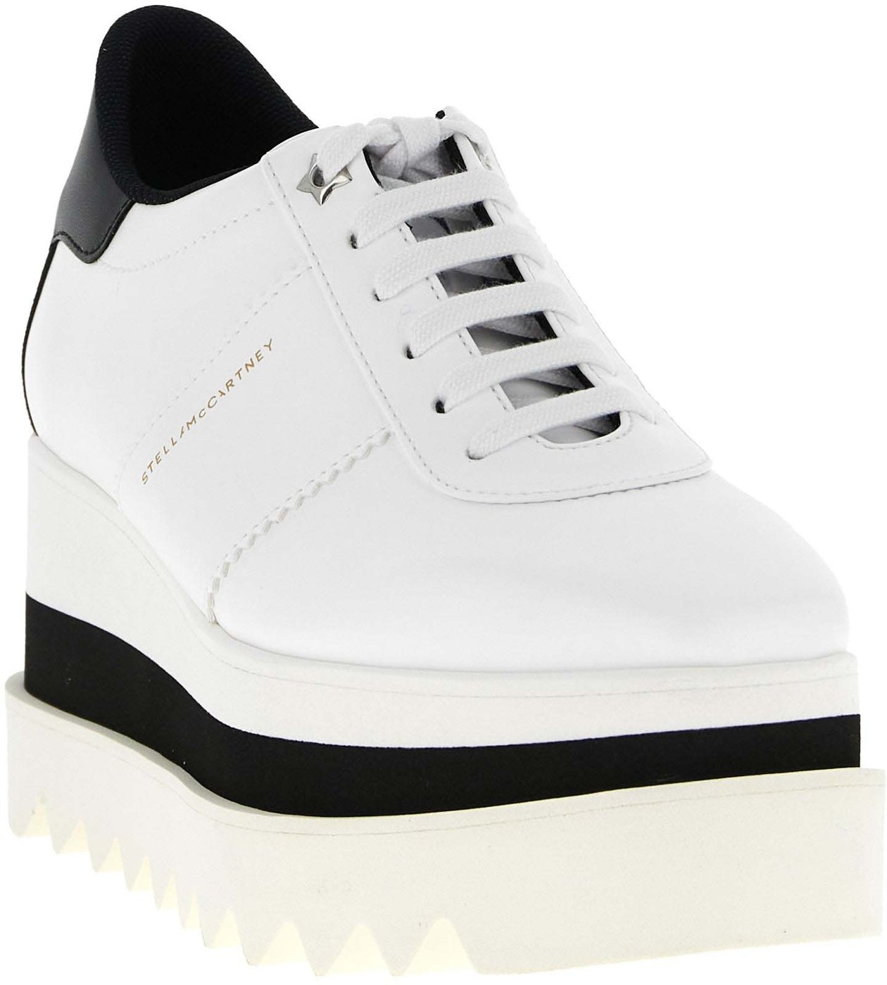 Stella McCartney Bicolor Polyethylene Wedge Sandals