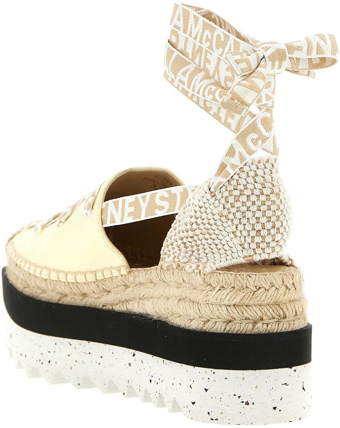 Stella McCartney Bicolor Polyethylene Wedge Sandals