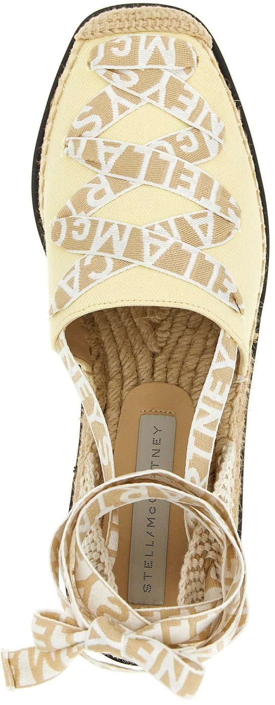Stella McCartney Bicolor Polyethylene Wedge Sandals