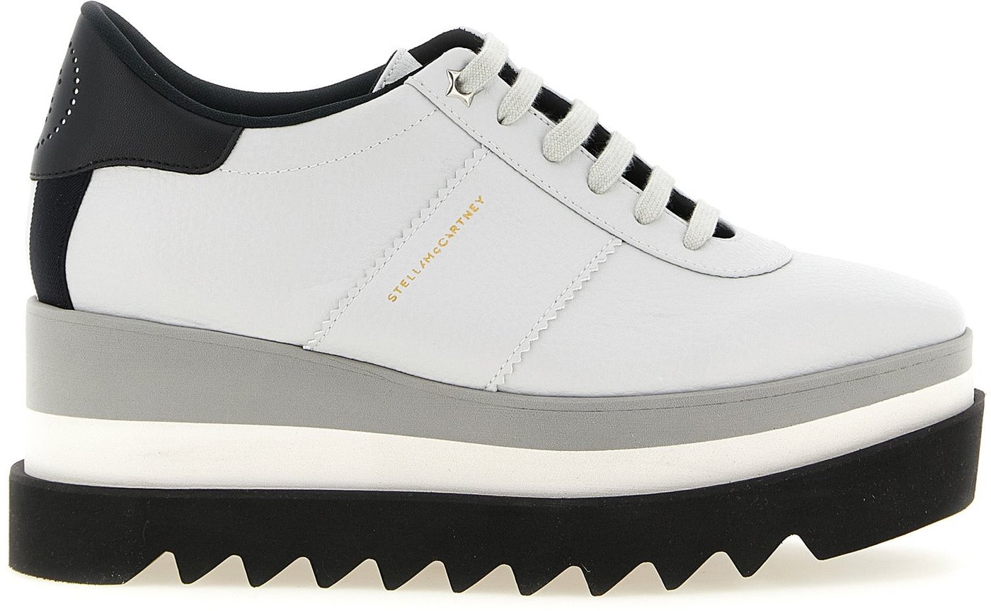 Stella McCartney Gray Polyethylene Wedge Sandals