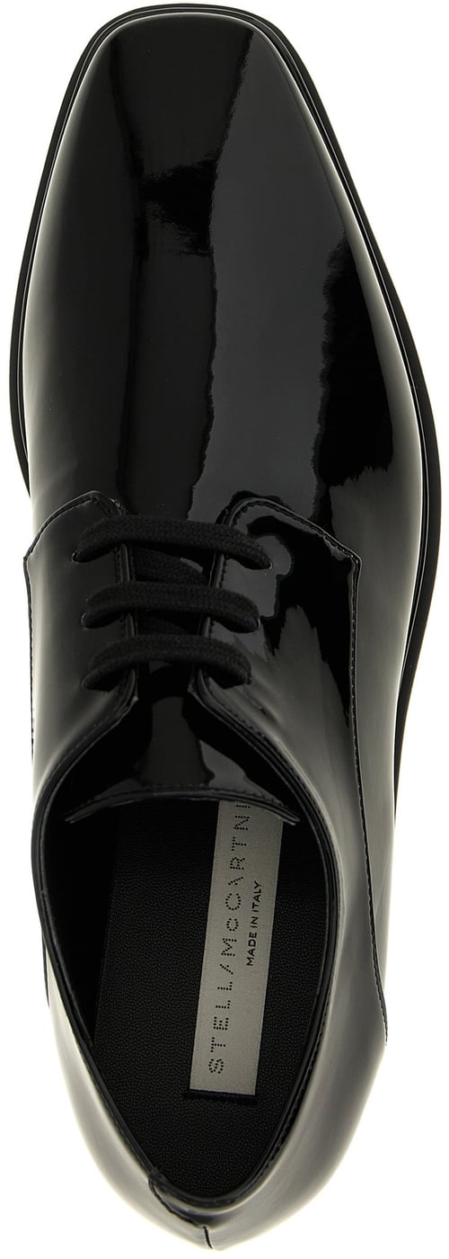 Stella McCartney Black Polyethylene Wedge Sandals