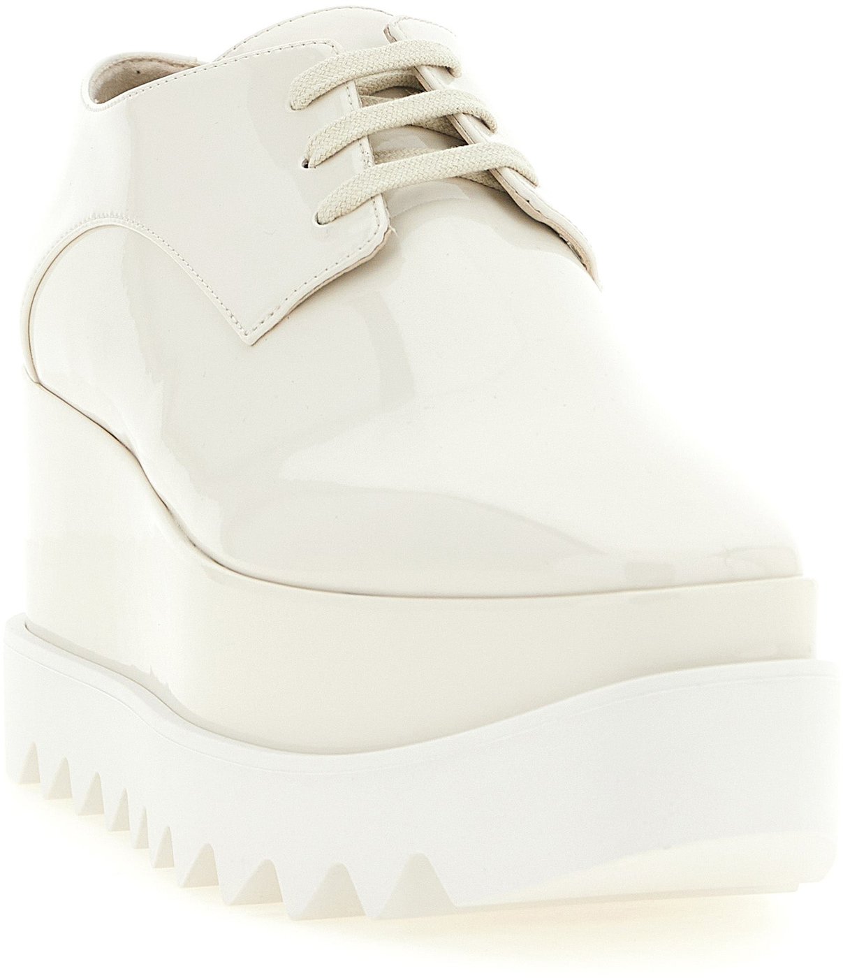 Stella McCartney White Polyethylene Wedge Sandals