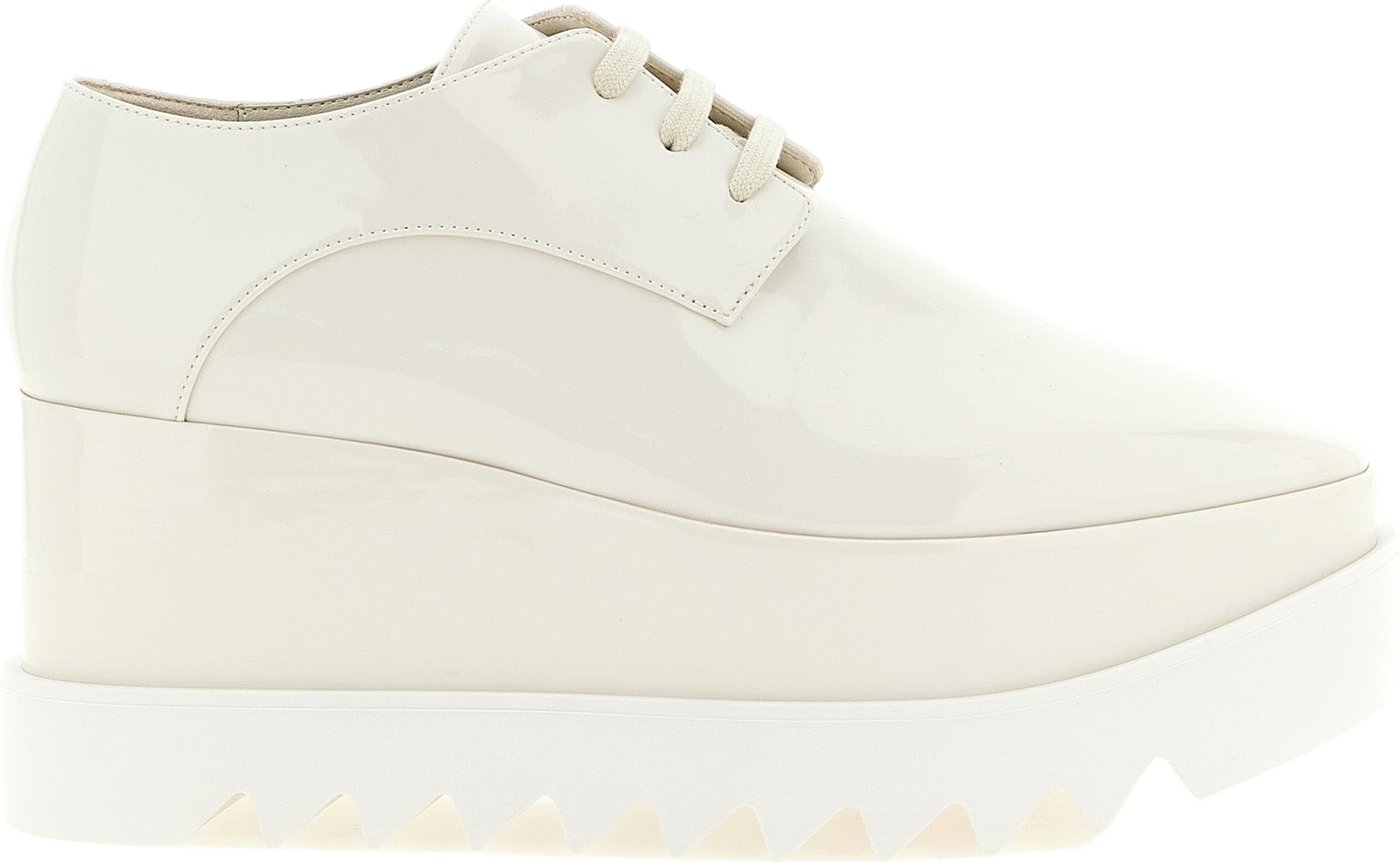 Stella McCartney White Polyethylene Wedge Sandals