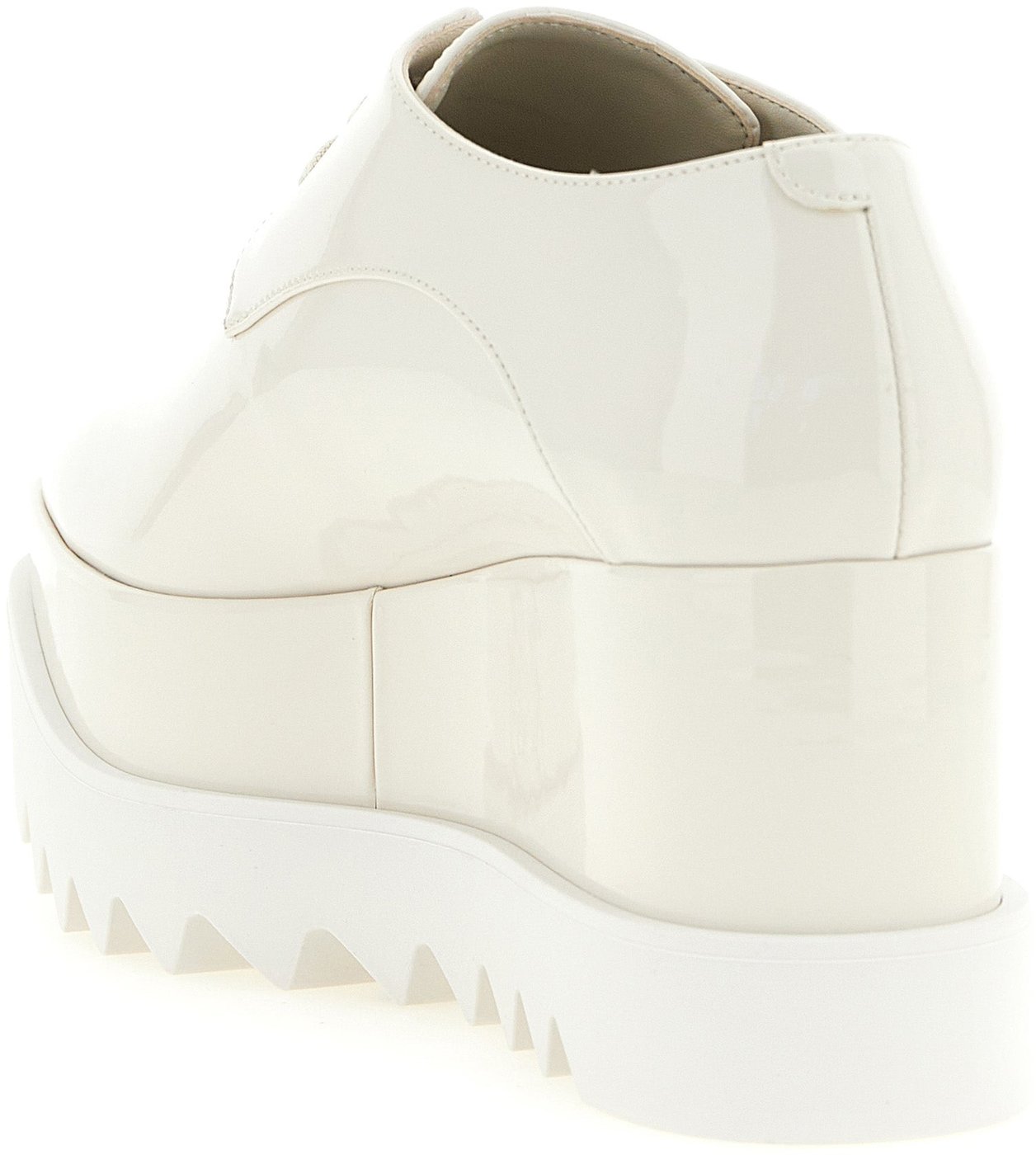 Stella McCartney White Polyethylene Wedge Sandals