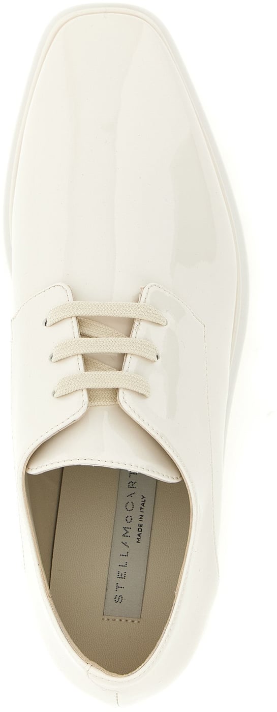 Stella McCartney White Polyethylene Wedge Sandals
