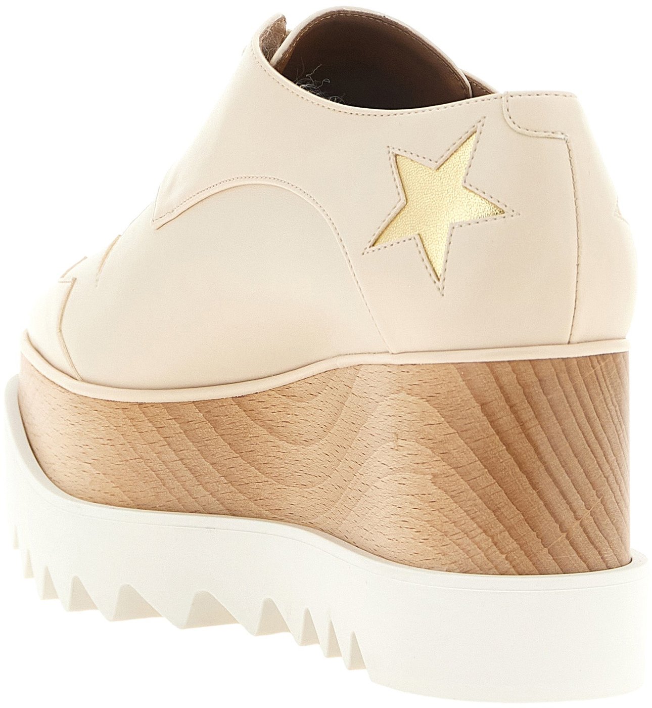 Stella McCartney White Polyester Wedge Sandals