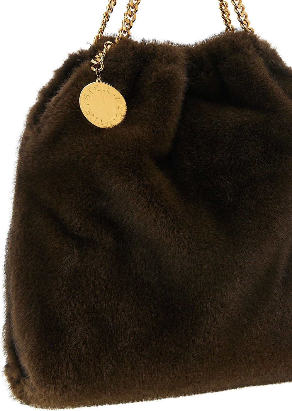 Stella McCartney Brown Polyester Shoulder Bag