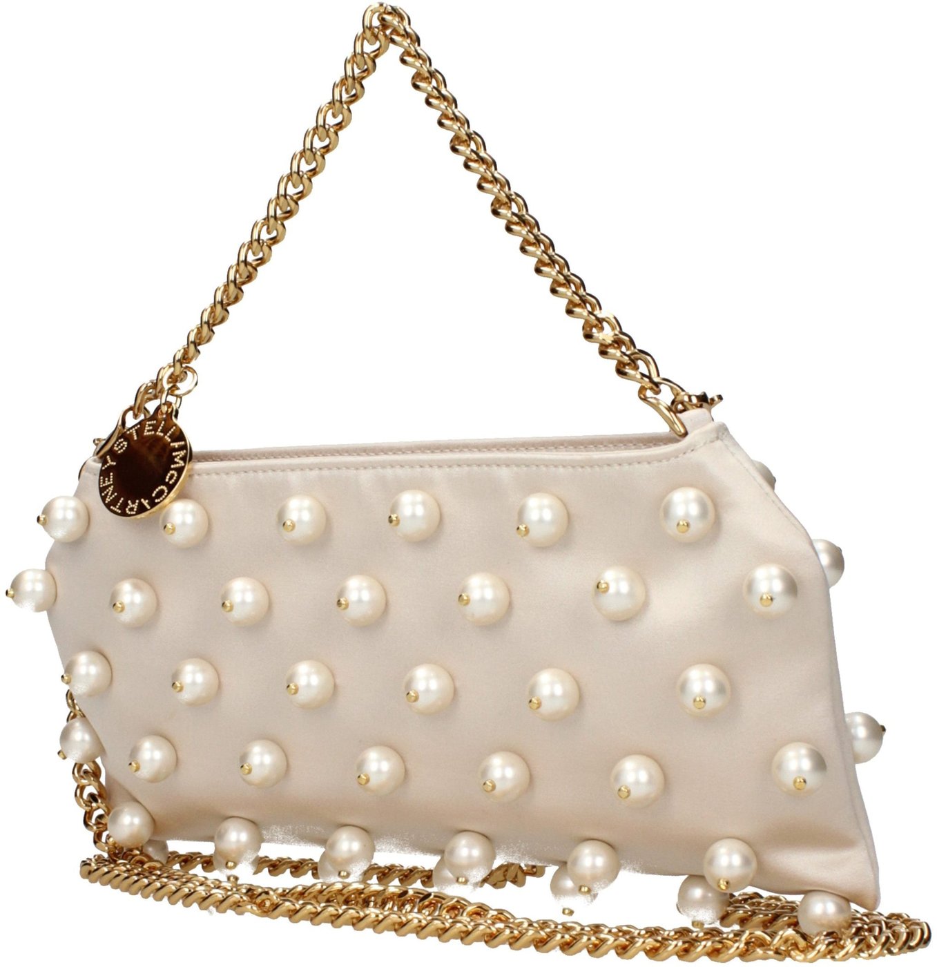 Stella McCartney Beige Fabric Handbag