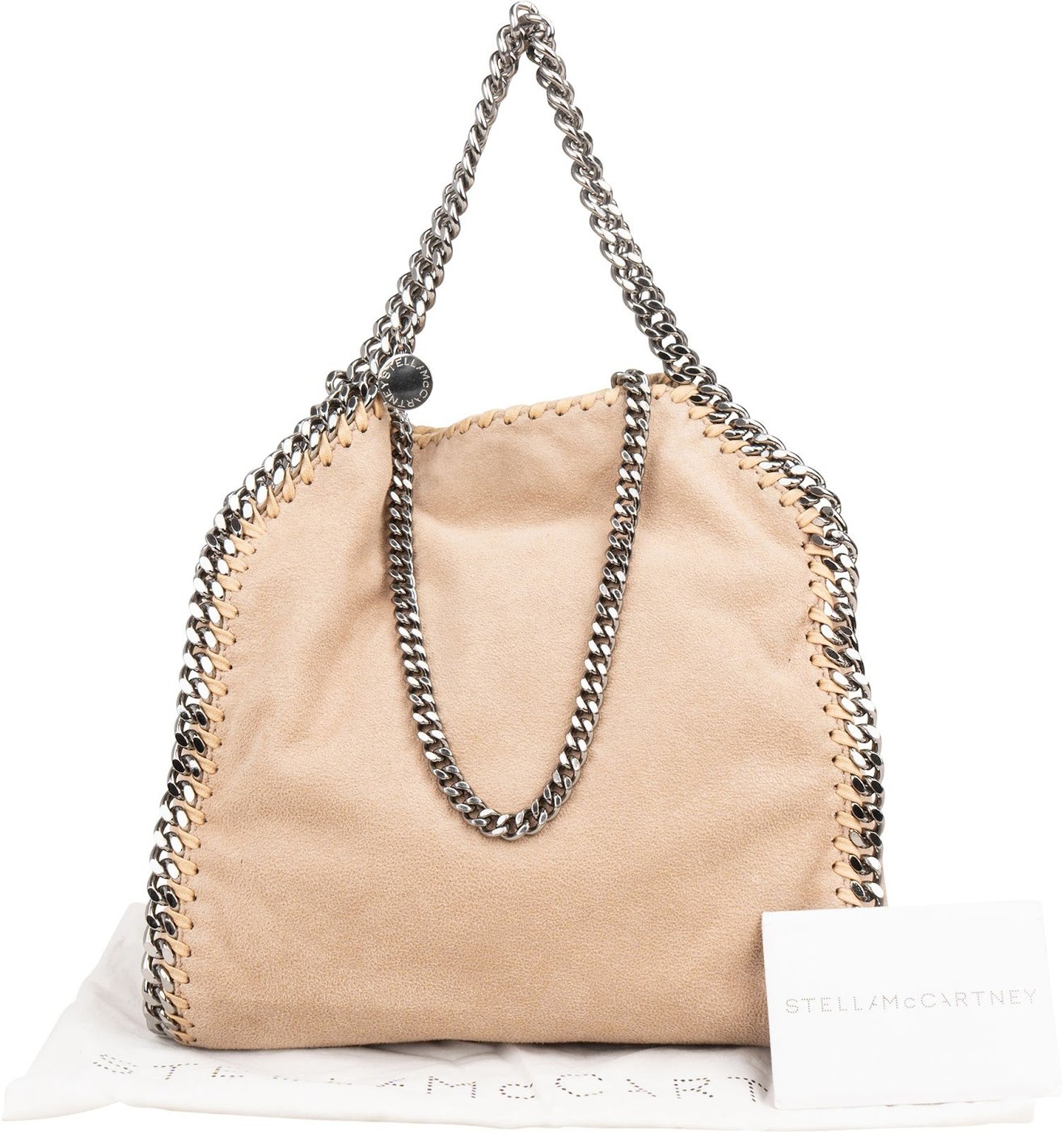 Stella McCartney Shaggy Falabella Fold Over Tote Handbag