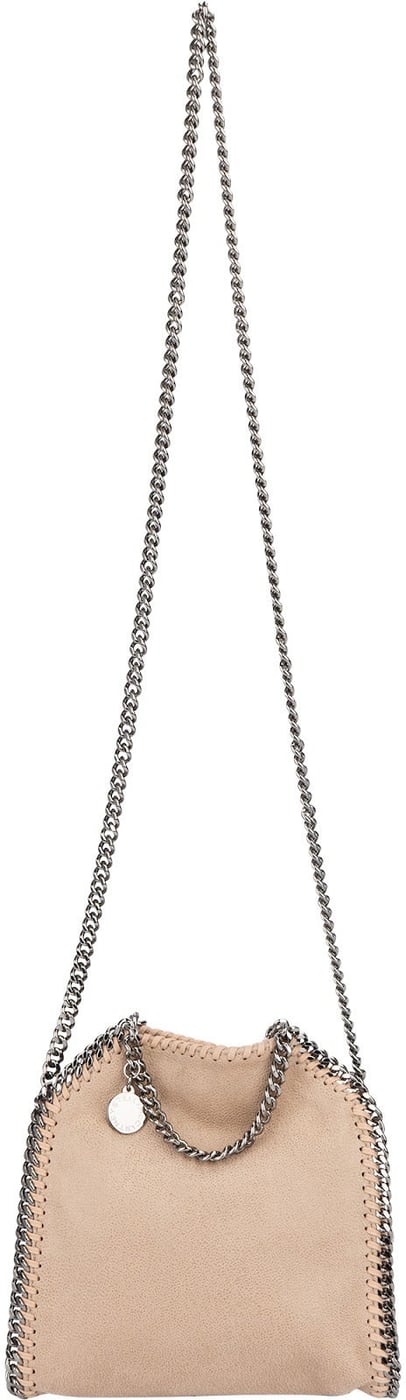 Stella McCartney Shaggy Falabella Mini Fold Over Tote Crossbody Handbag