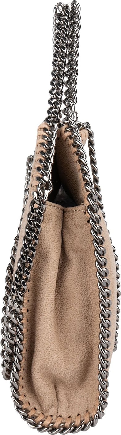 Stella McCartney Shaggy Falabella Mini Fold Over Tote Crossbody Handbag