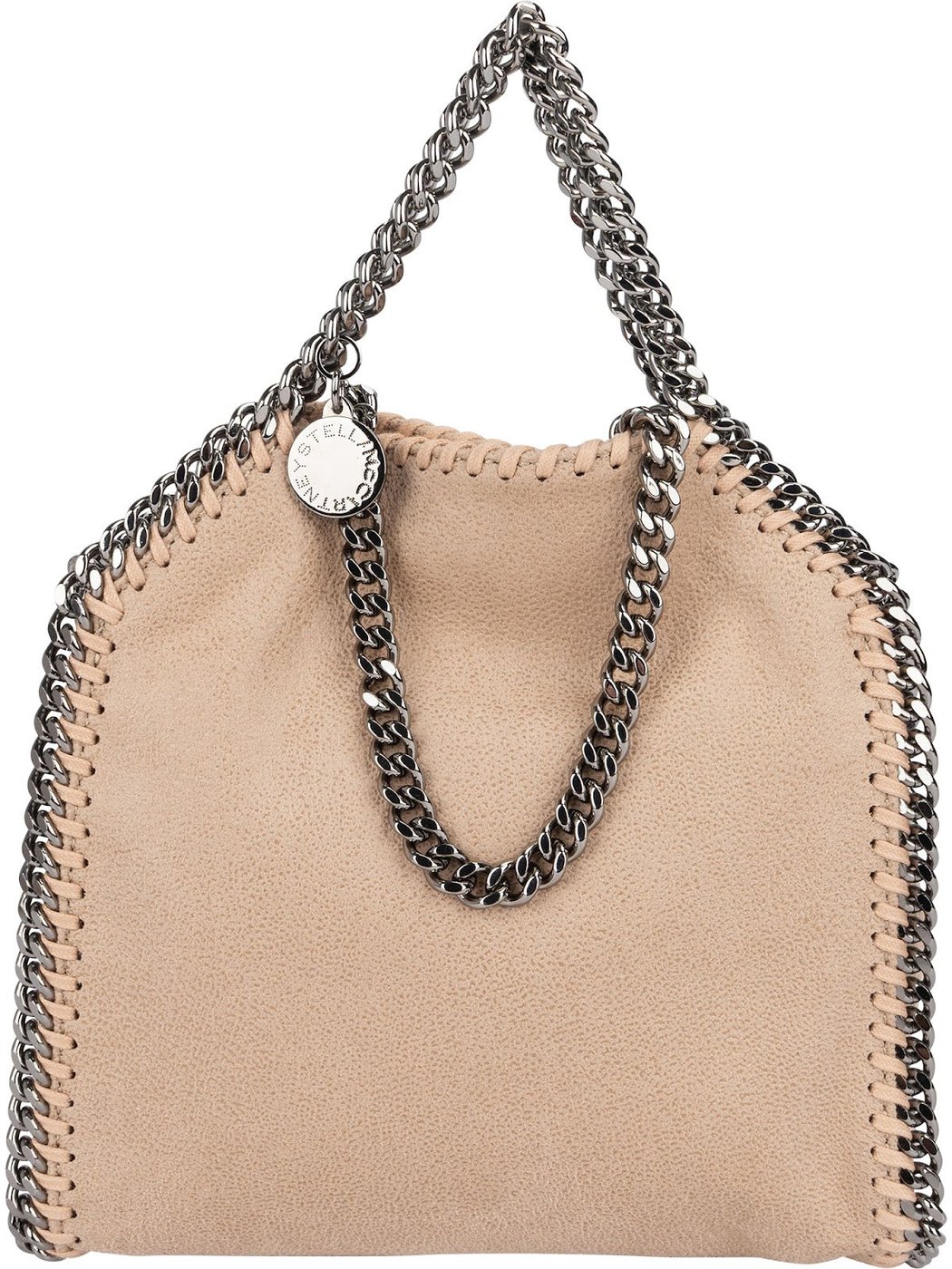 Stella McCartney Shaggy Falabella Mini Fold Over Tote Crossbody Handbag