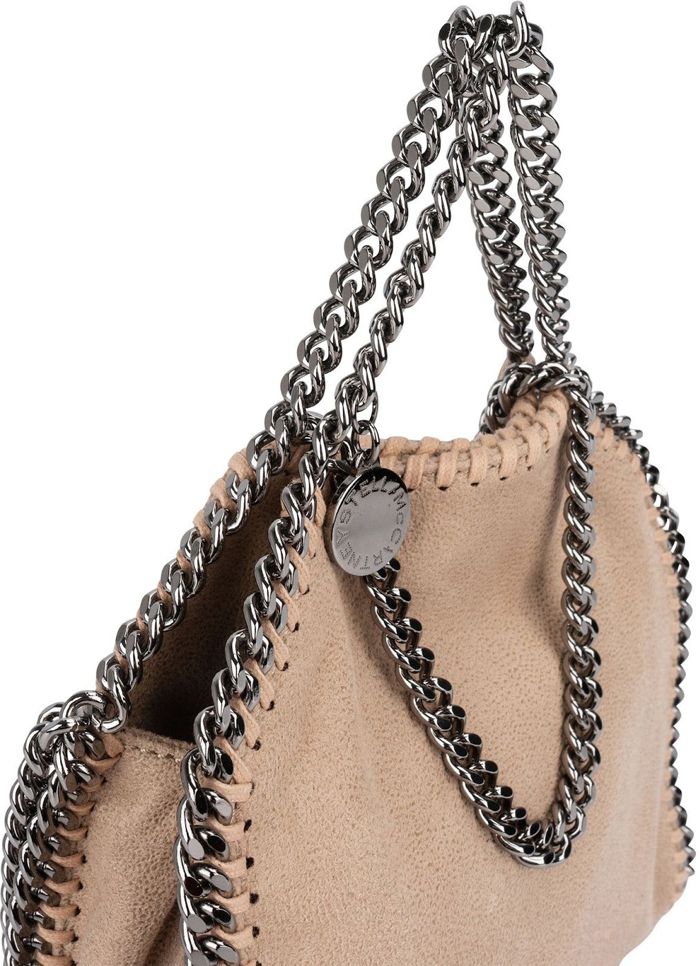 Stella McCartney Shaggy Falabella Mini Fold Over Tote Crossbody Handbag