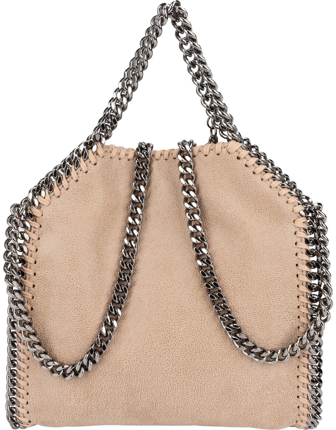 Stella McCartney Shaggy Falabella Mini Fold Over Tote Crossbody Handbag
