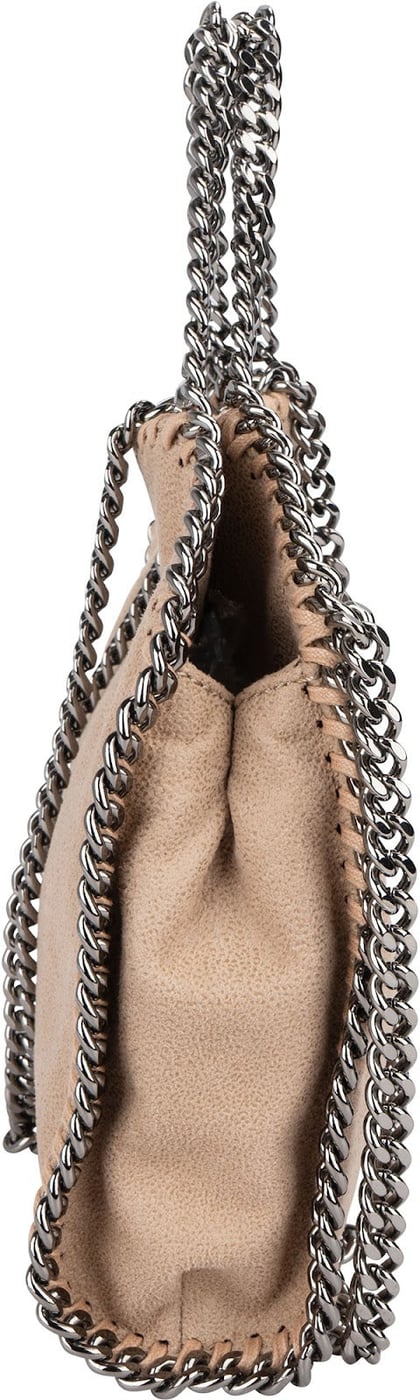 Stella McCartney Shaggy Falabella Mini Fold Over Tote Crossbody Handbag